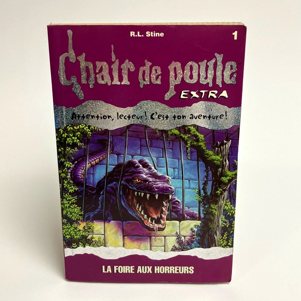 Vintage Chair de Poule Extra 1 & 2 Stine 1996 Héritage jeunesse Livre Aventure - Picture 3 of 15